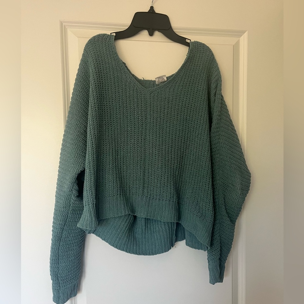Essentials Full Tilt Teal Sweater!